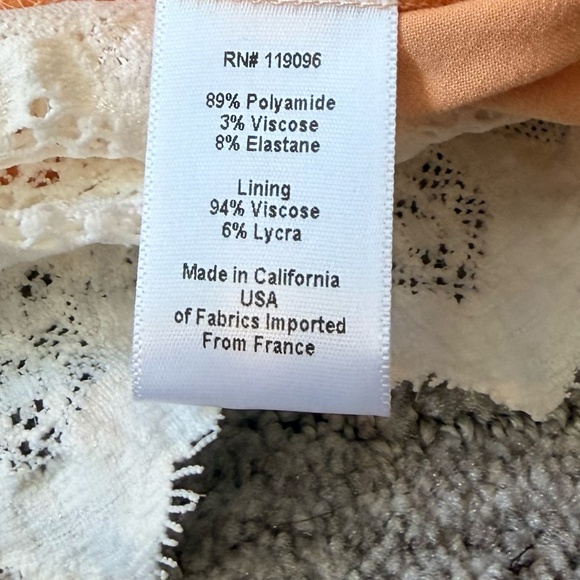 NWT Nightcap White and Nude Lace Long Sleeve Dress Size 2 - Picture 10 of 16